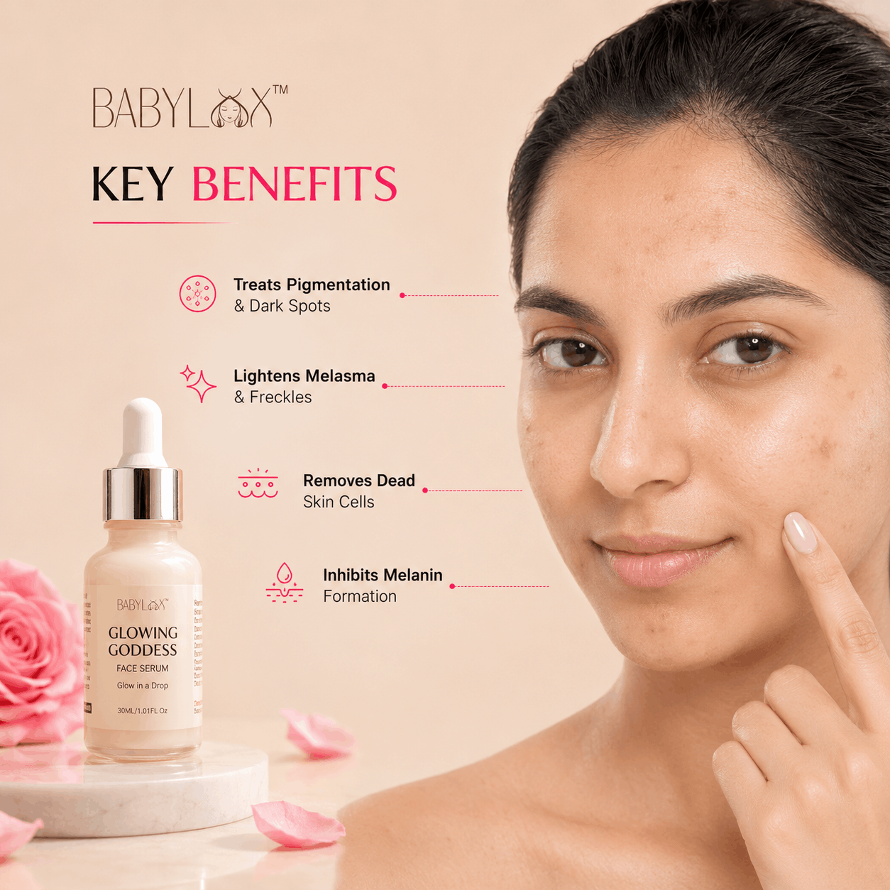 Glowing Goddess Serum | Niacinamide + Hyaluronic Acid